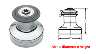 boat winch cover sizes